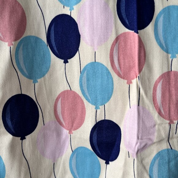 Collectif X Top Vintage Size UK 12/US 8 Skirt Cream with Blue and Pink Balloons - Picture 4 of 6